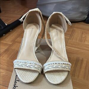 Madden Girl Women's Beige Strappy Heels